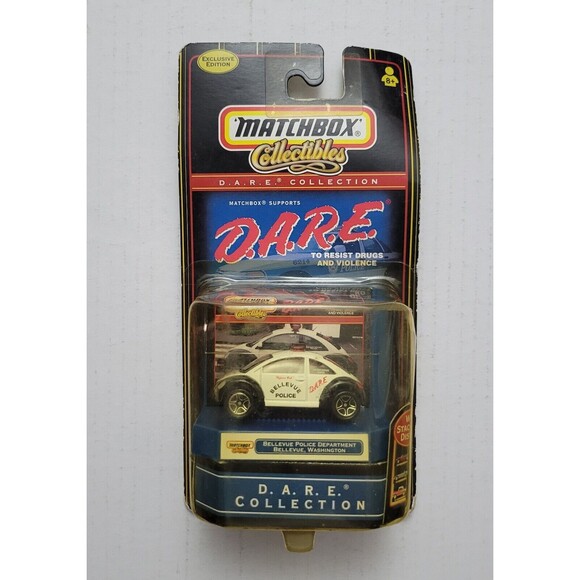 Matchbox DARE Collection Bellevue WA Police Department VW Beetle Vtg Sealed 1999 - Picture 1 of 8